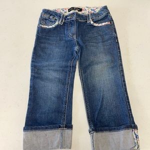 Mini Boden girls Capri shorts size 9